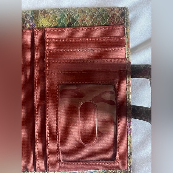 HOBO Red and Green Clutch with Metallic Embellishments - Picture 5 of 5